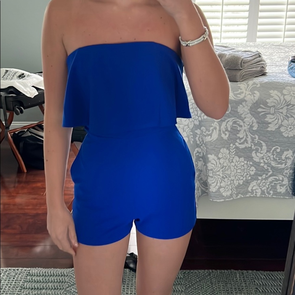 Strapless Romper